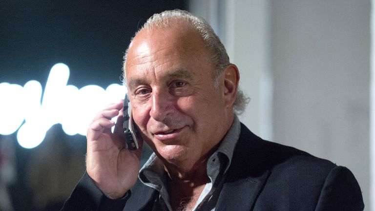 Retail tycoon Sir Philip Green