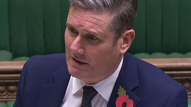 Sir Keir Starmer wants to know whether UK lockdown will be extended if the R rate has not lowered