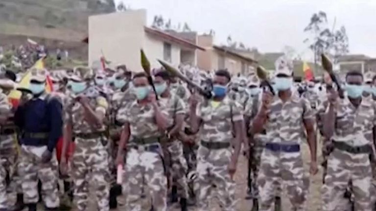Federal troops in Tigray