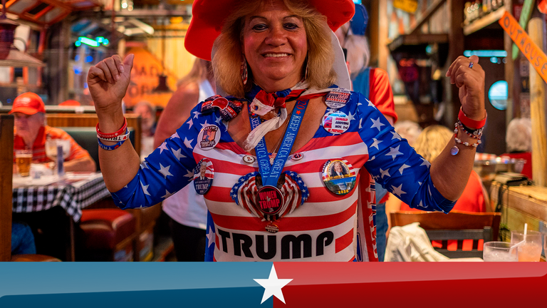 A Trump supporter in Florida