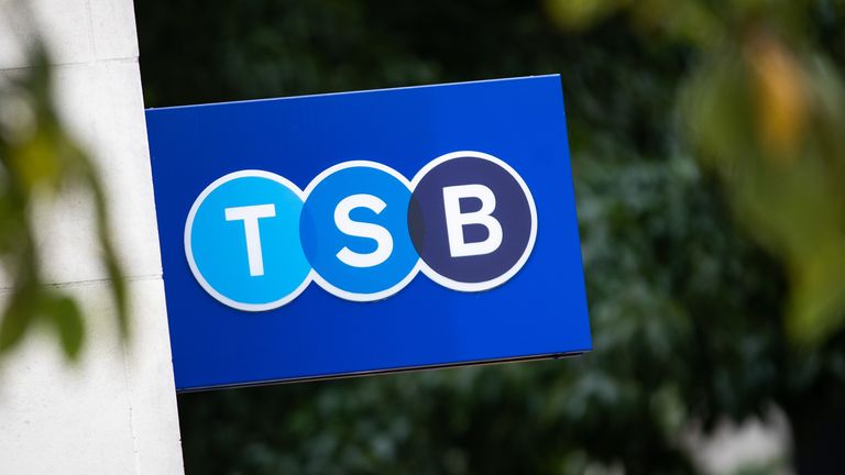 A TSB bank