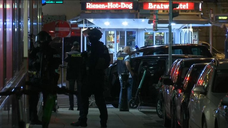 Armed police in Vienna