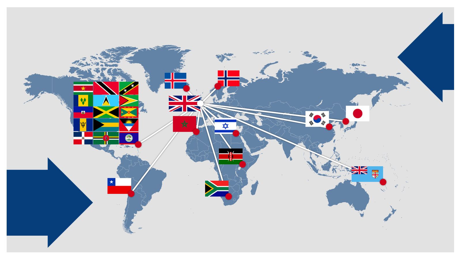 Brexit Which Countries Has The Uk Agreed Trade Deals With Politics News Sky News 