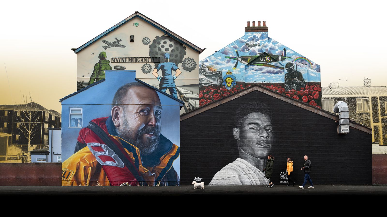 COVID19 The street artist murals reflecting life in 2020 UK News