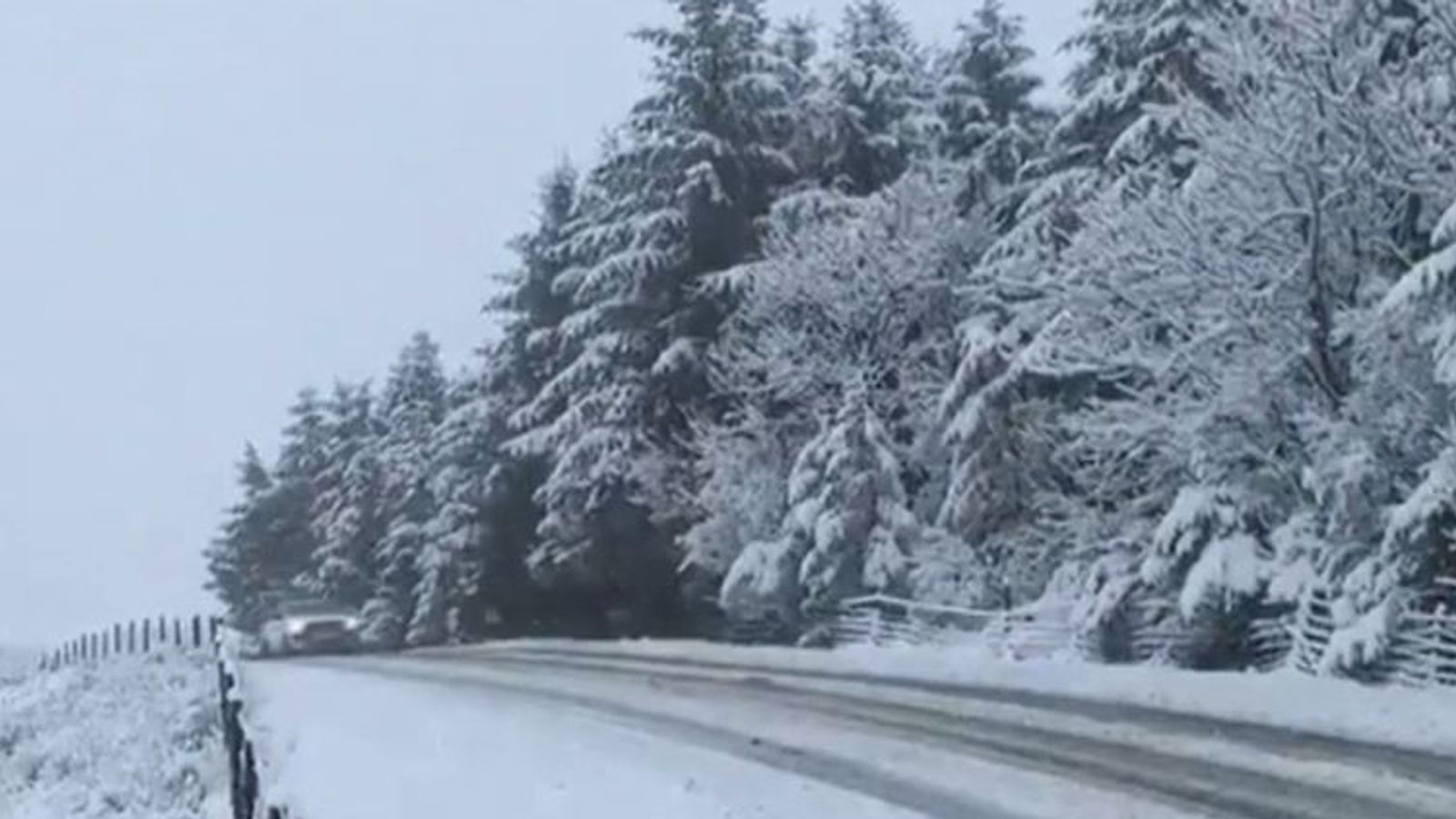 Yorkshire Dales under snow as cold snap bites UK News Sky News