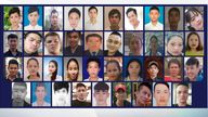The 39 people whose bodies were discovered in a lorry in Grays, Essex, in October 2019. Pic: Essex Police