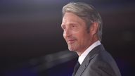 Mads Mikkelsen attends the red carpet of the movie "Druk" during the 15th Rome Film Festival on October 20, 2020 in Rome, Italy