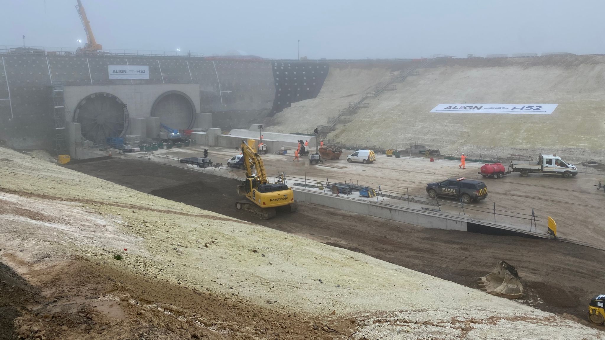 HS2 First tunnelling equipment for railway project arrives in UK UK