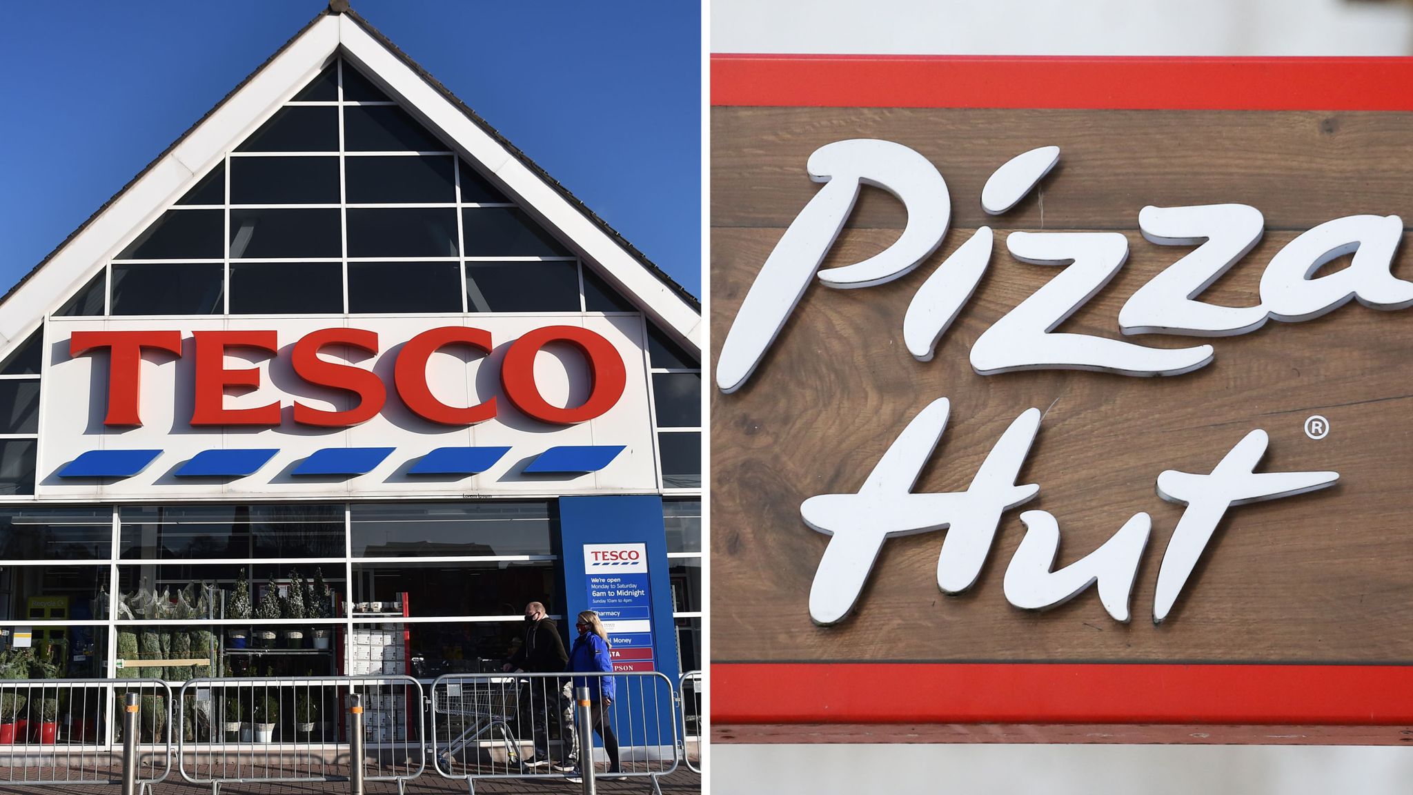 Tesco and Pizza Hut 'shamed' for not paying the UK minimum wage