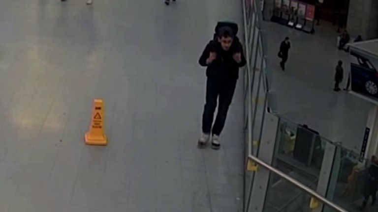 CCTV of Manchester Arena bomber Salman Abedi