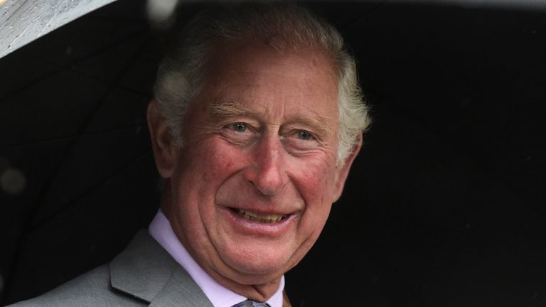 Prince Charles visits Wales. 