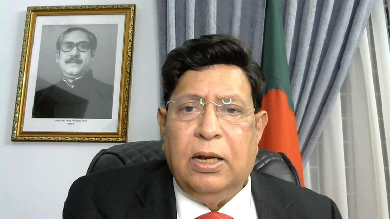 Bangladesh&#39;s foreign minister Abdul Momen