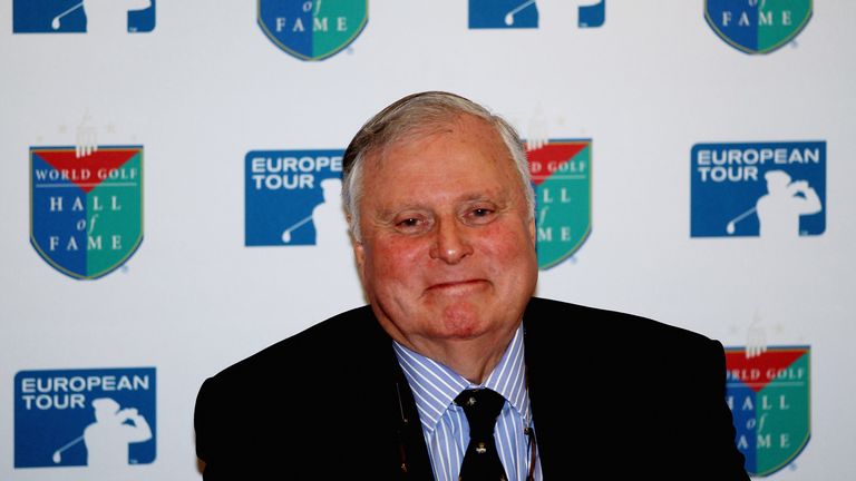 Peter Alliss one of the class of 2012 in the World Golf Hall of Fame