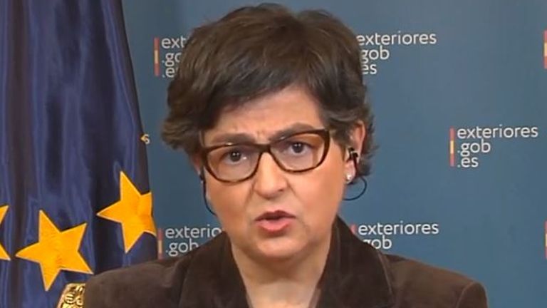 Spain&#39;s foreign minister Arancha Gonzalez Laya