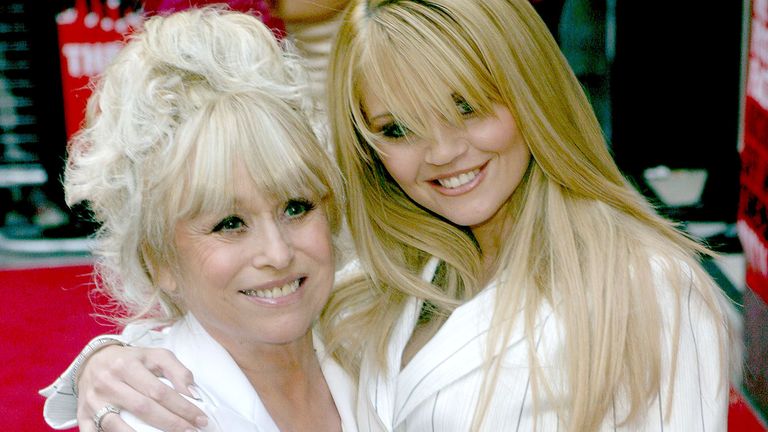 Barbara Windsor and Daniella Westbrook during "The Football Factory" London Premiere - Arrivals at Odeon Covent Garden in London, Great Britain. (Photo by Ferdaus Shamim/WireImage)