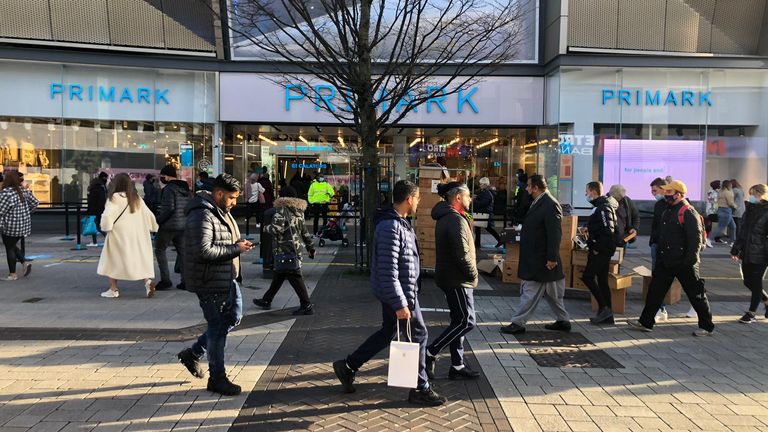 Birmingham shops reopen 2/12/2020 Primark