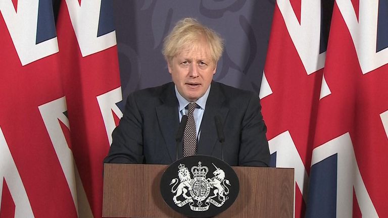 Boris Johnson announces Brexit deal