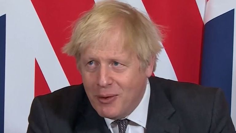 Boris Johnson speaks after signing Brexit trade deal with EU