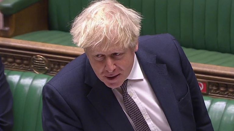 Boris Johnson says that rules determined for Christmas will not change