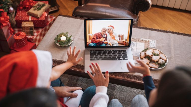 Families are likely to connect on video calls as restrictions keep people apart