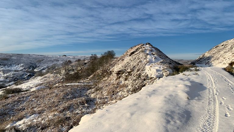 Christmas morning also saw blue skies in North Yorkshire. Pic: @northyorkswx