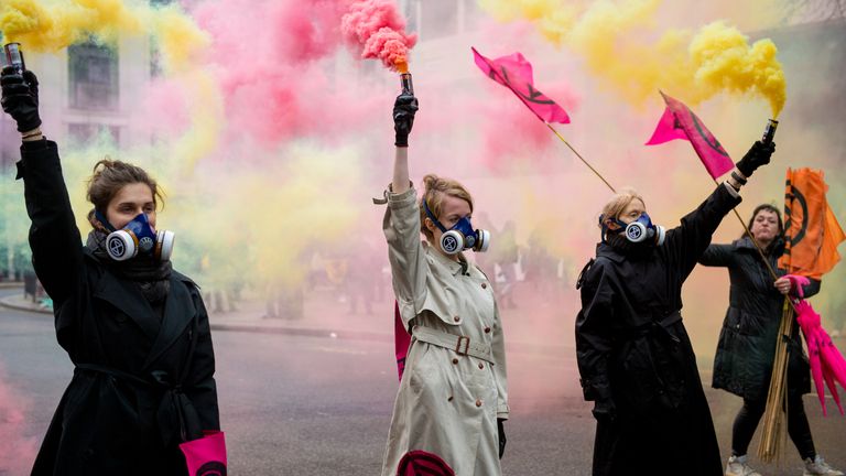 Des manifestations contre le changement climatique ont eu lieu tout au long de 2020 au Royaume-Uni