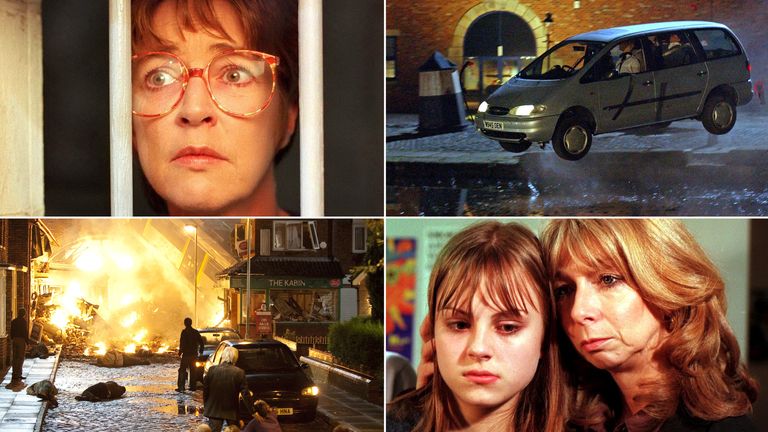 Coronation Street has had some explosive storylines since it first aired in December 1960. All pictures: ITV