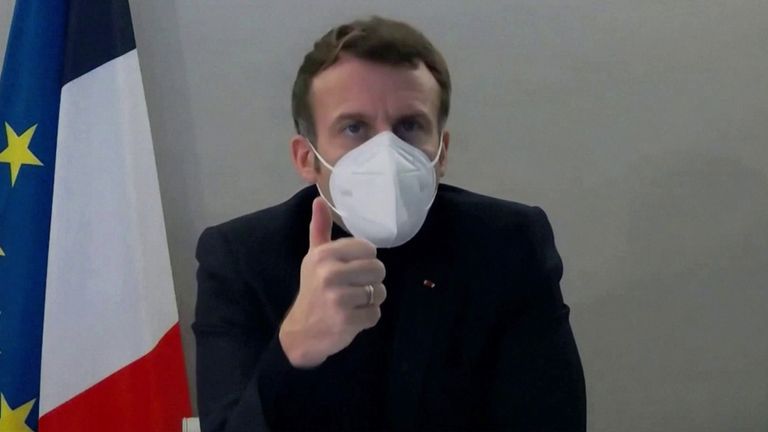 President Macron has been working from home since getting coronavirus