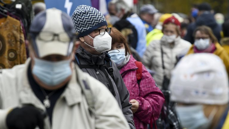 People wear face masks at the Hakaniemi Sunday market, amid the coronavirus disease (COVID-19) outbreak in Helsinki, Finland November 1, 2020. Lehtikuva/Markku Ulander via REUTERS ATTENTION EDITORS - THIS IMAGE WAS PROVIDED BY A THIRD PARTY. NO THIRD PARTY SALES. FINLAND OUT.
DOWNLOAD PICTURE
Date: 16/11/2020 13:30
Dimensions: 3629 x 2231
Size: 1.5MB
Edit Status: new
Category: I
Topic Codes: TOUR HEA ODD EUROP
Fixture Identifier: RC2D4K9J8Z67
Byline: LEHTIKUVA
City: HELSINKI
Country Name: Finlan