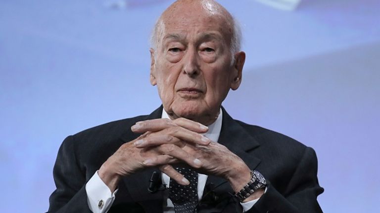 Valery Giscard d&#39;Estaing pictured in June 2019