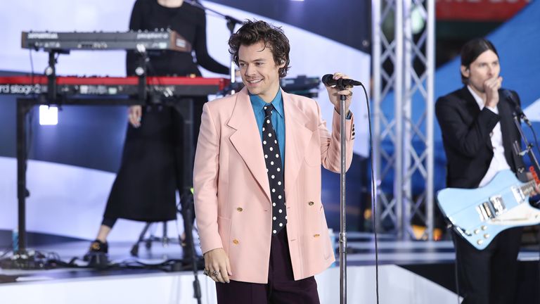 Former One Direction star Harry Styles was also popular this year