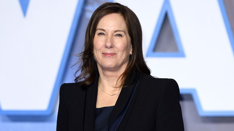 LONDON, ENGLAND - DECEMBER 18: Kathleen Kennedy attends the "Star Wars: The Rise of Skywalker" European Premiere at Cineworld Leicester Square on December 18, 2019 in London, England. (Photo by Karwai Tang/WireImage)