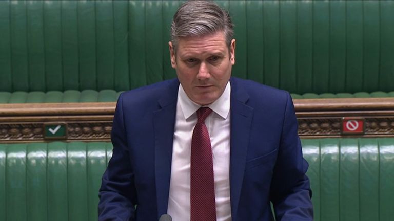 Keir Starmer has accused the prime minister of not "levelling with the public