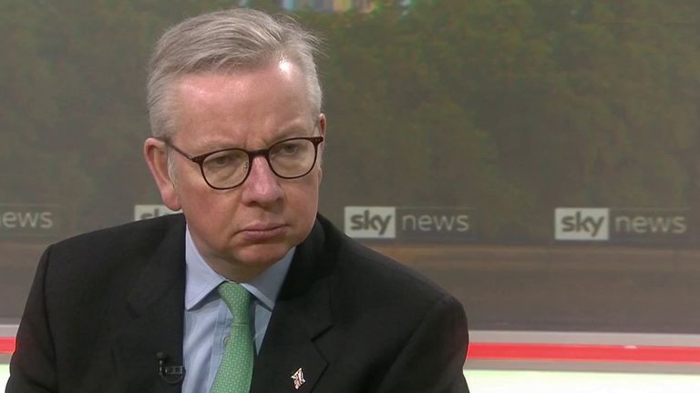 Cabinet minister, Michael Gove says the UK &#39;no longer&#39; needs to introduce measures in the Internal Market Bill