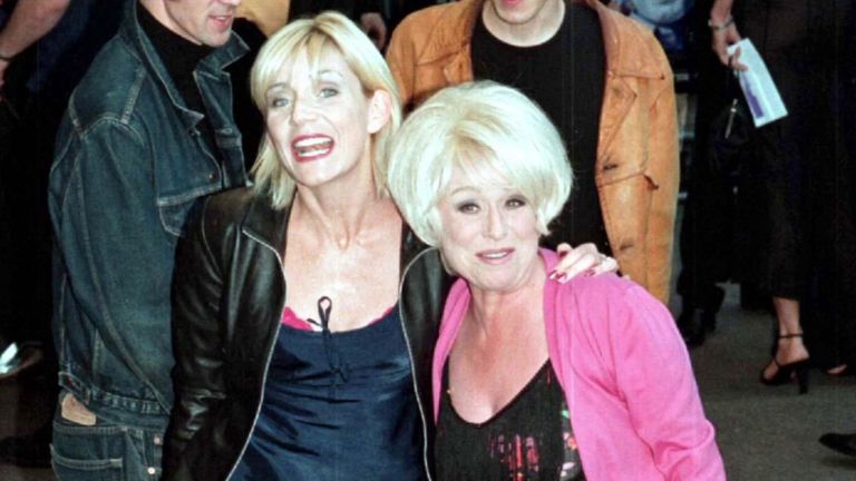 Co-star Michelle Collins with Barbara Windsor - pic: Photo News Service / Shutterstock