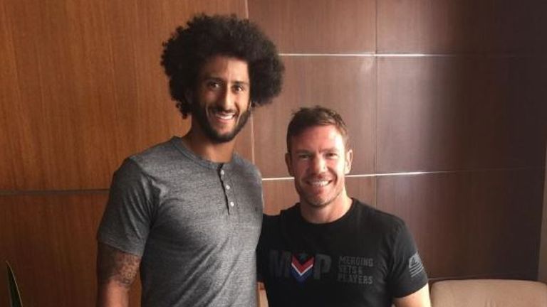 Colin Kaepernick and Nate Boyer