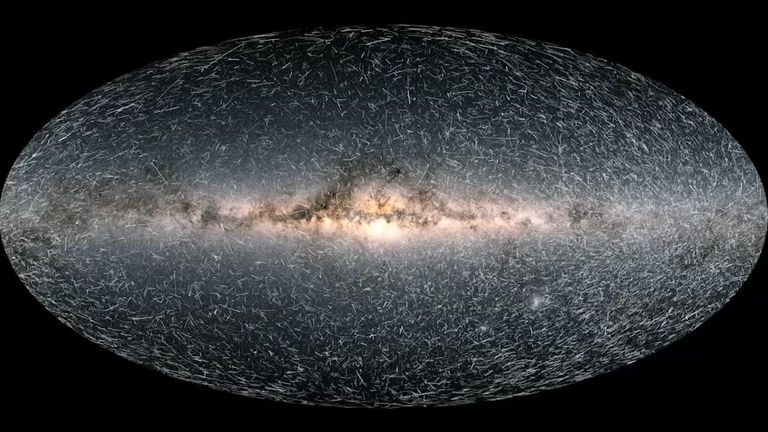 Detailed image of the Milky Way