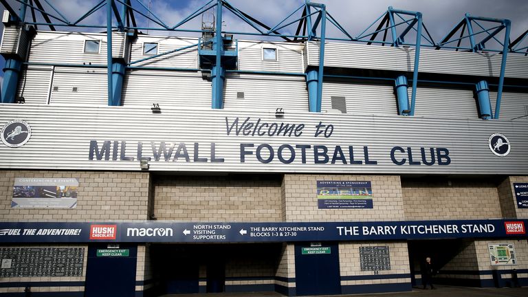 LONDON, ENGLAND - MARCH 13: General view outside Den, the stadium of Millwall FC, as all football league matches are postponed until April 3 due to the Covid-19 Coronavirus pandemic at The Den on March 13, 2020 in London, England.  (Photo by James Chance / Getty Images)
