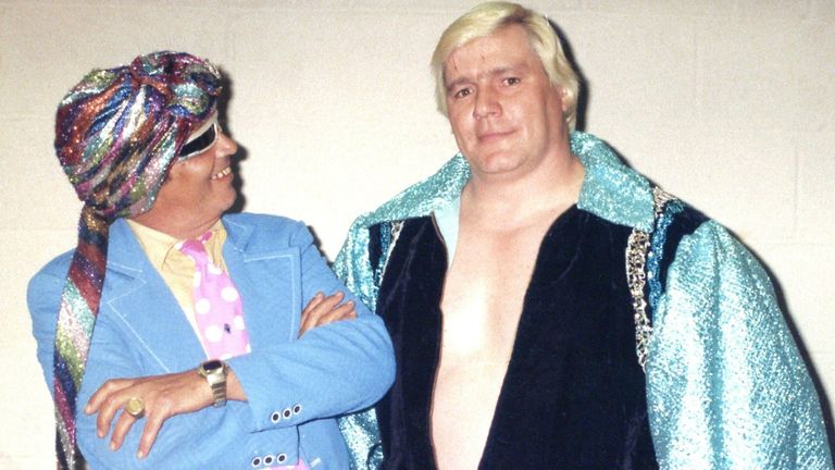 Pat Patterson with The Grand Wizard (Ernie Roth) in 1979