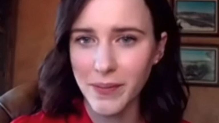 Rachel Brosnahan talks about working with babies