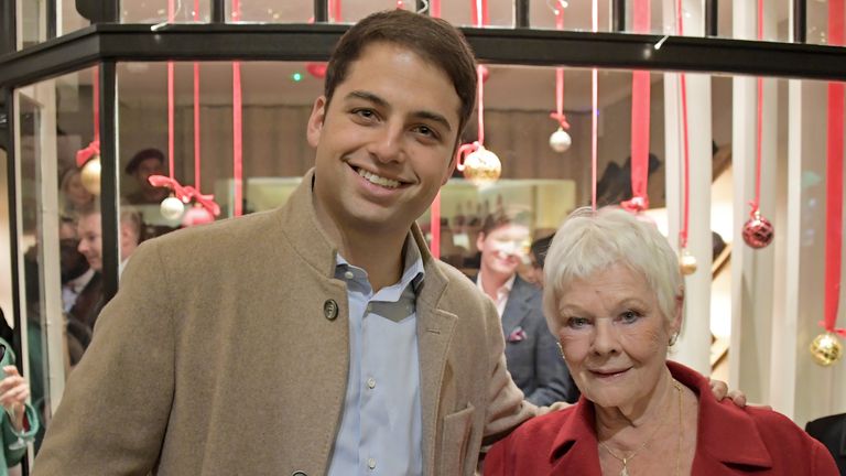 Jamie Reuben and Dame Judi Dench