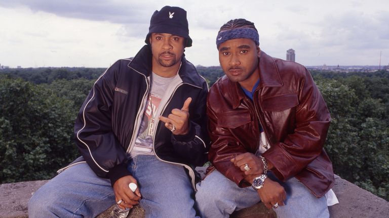 Shaggy (left) and Rayvon in London 2001