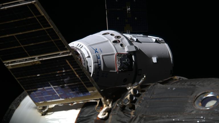 The experiment will be launched on a SpaceX Cargo Dragon capsule. Pic: ESA