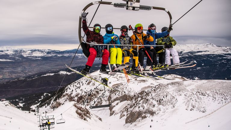 Ski resorts in Spain have reopened ahead of Christmas