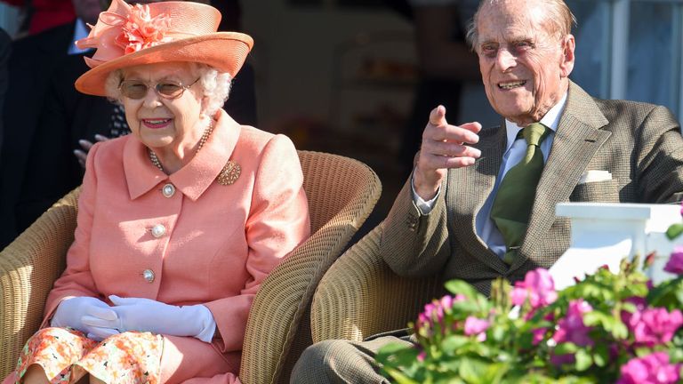The Queen, left, will turn 95 in 2021 while her husband Philip, right, will turn 100