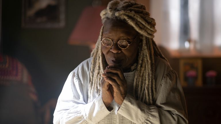 Whoopi Goldberg as Mother Abigail in The Stand. Pic: Robert Falconer/CBS