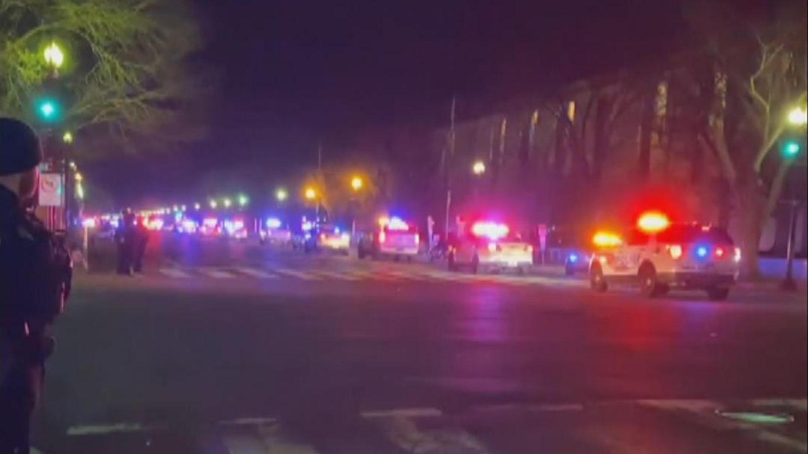 Capitol protest: Police motorcade honours cop who died after US riot ...