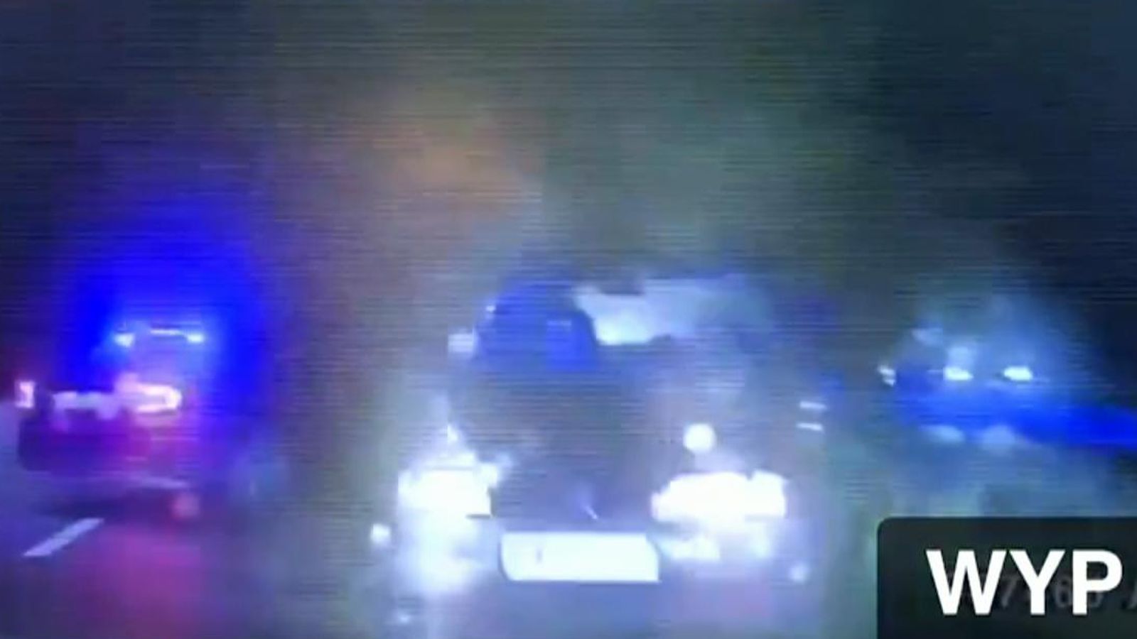 Driver going wrong way on M1 crashes into police car | UK News | Sky News