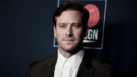 Armie Hammer attends the 13th Annual Go Gala at NeueHouse Hollywood on Saturday, Nov. 16, 2019, in Los Angeles. (Photo by Richard Shotwell/Invision/AP)