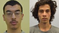 Hashem Abedi (left) and Ahmed Hassan (right) have been charged with assault